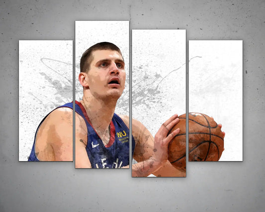 Nikola Jokic Canvas Wall Art
