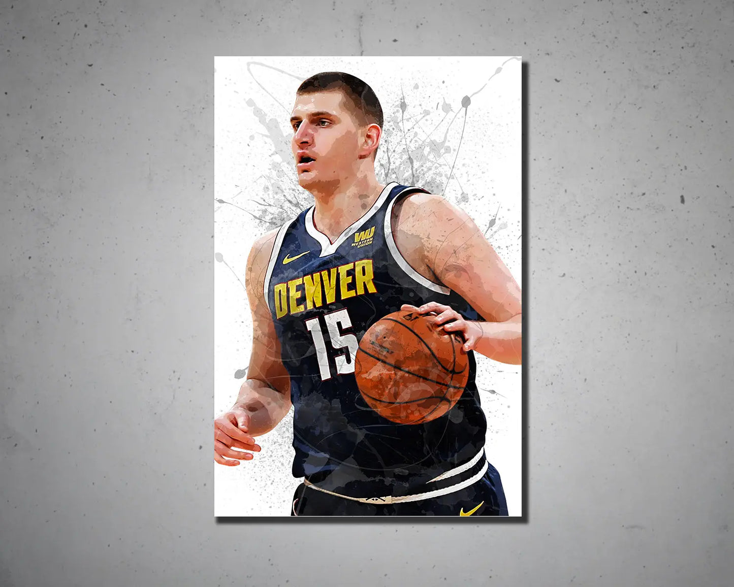 Nikola Jokic Canvas Wall Art 