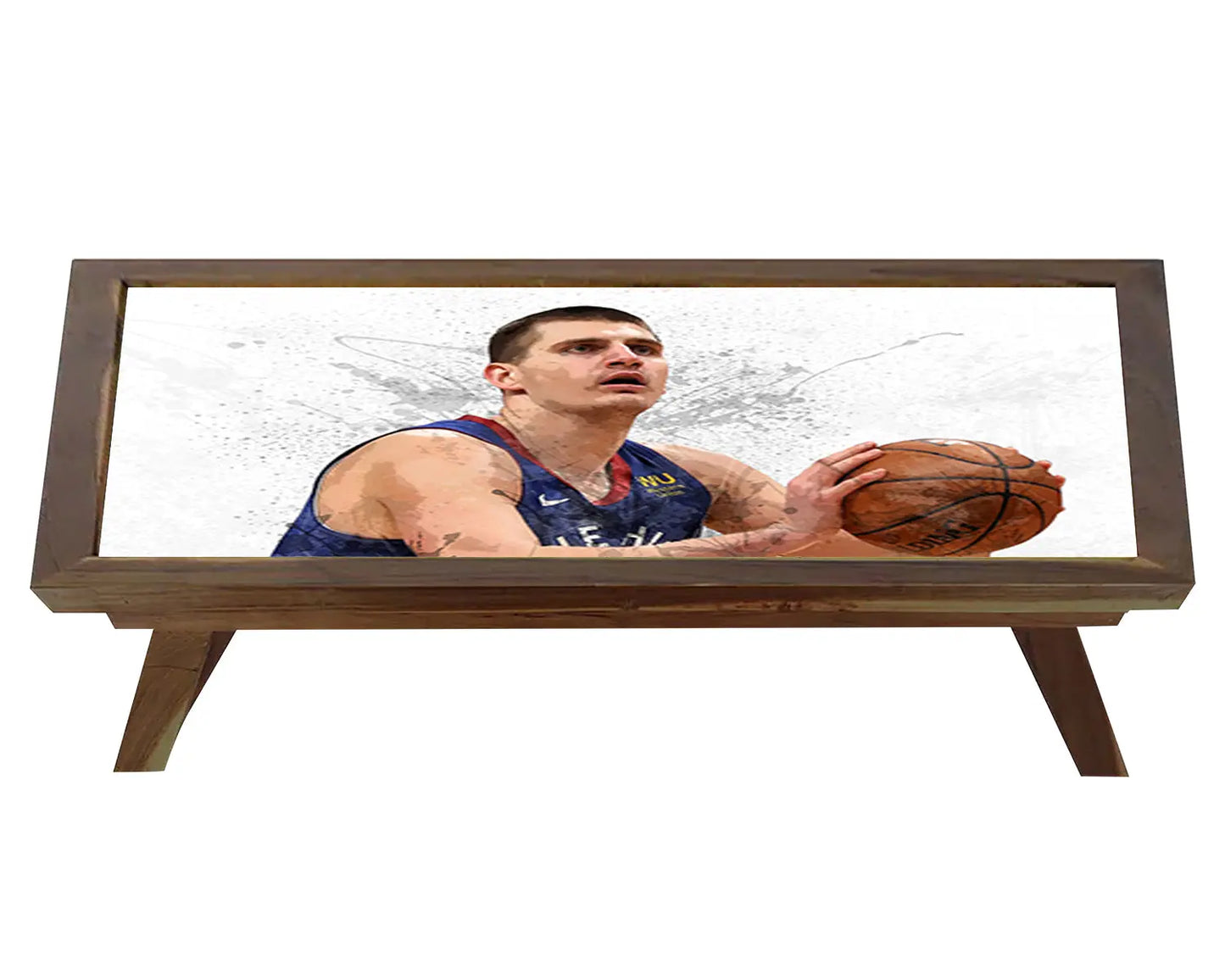 Nikola Jokić Splash Effect Coffee and Laptop Table 