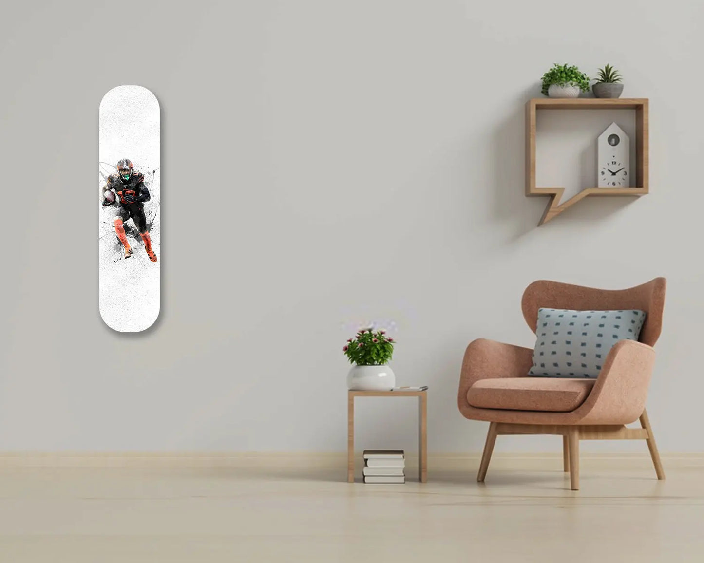 Odell Beckham Jr Acrylic Skateboard Wall Art 