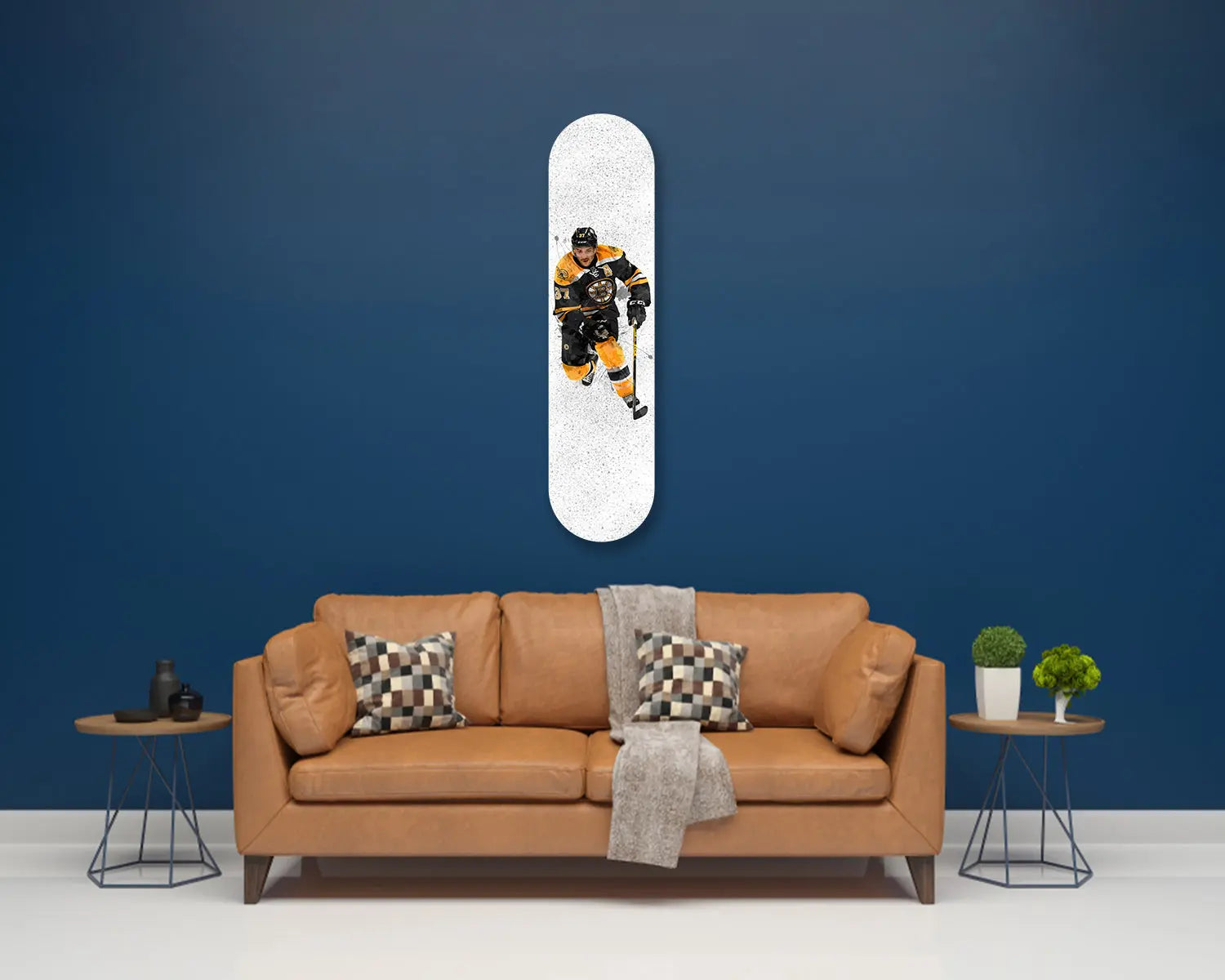 Patrice Bergeron Acrylic Skateboard Wall Art 