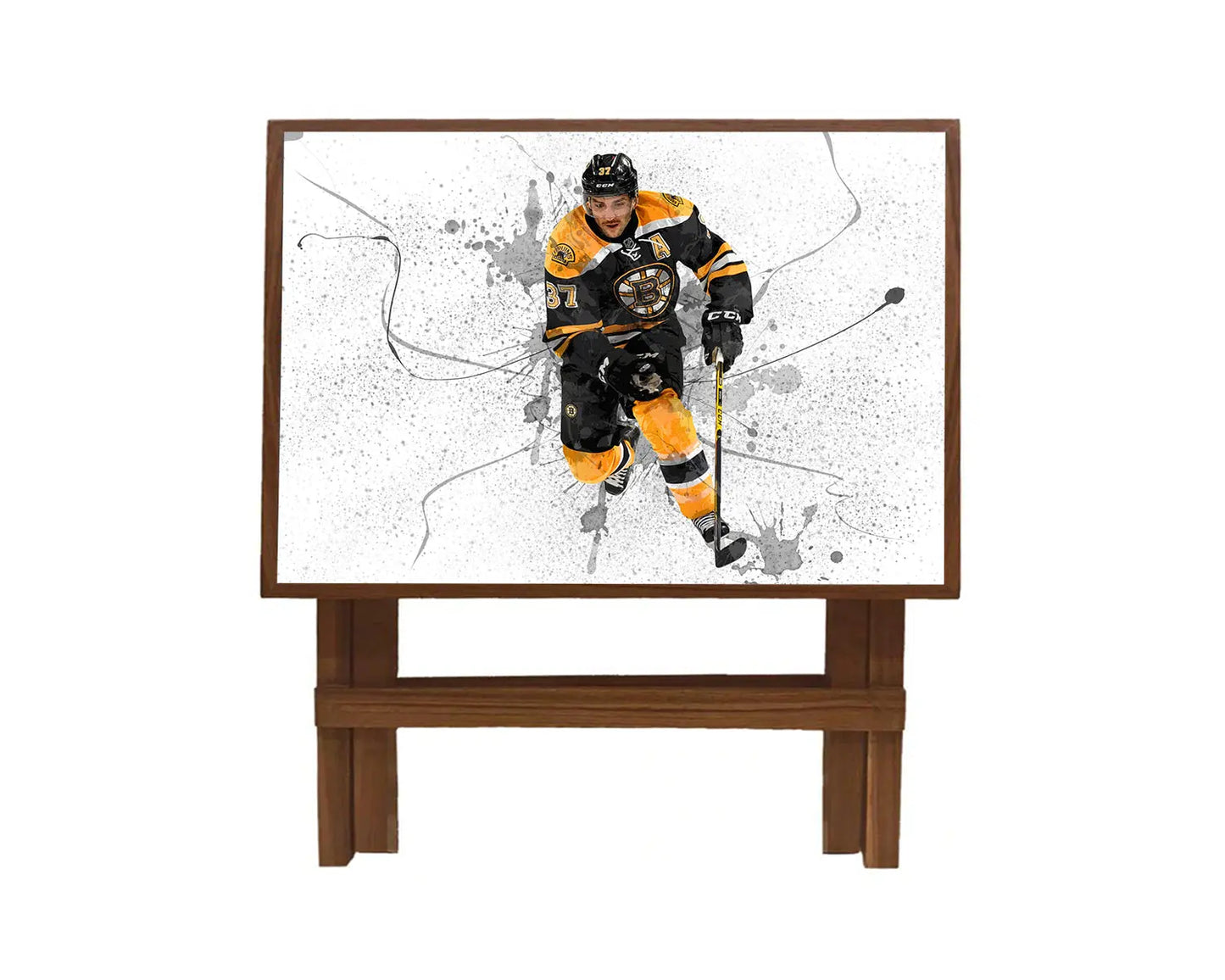 Patrice Bergeron Splash Effect Coffee and Laptop Table 