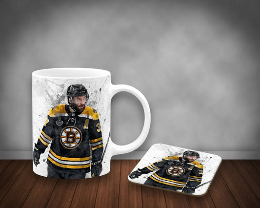 Patrice Bergeron Splash Effect Mug and Coaster