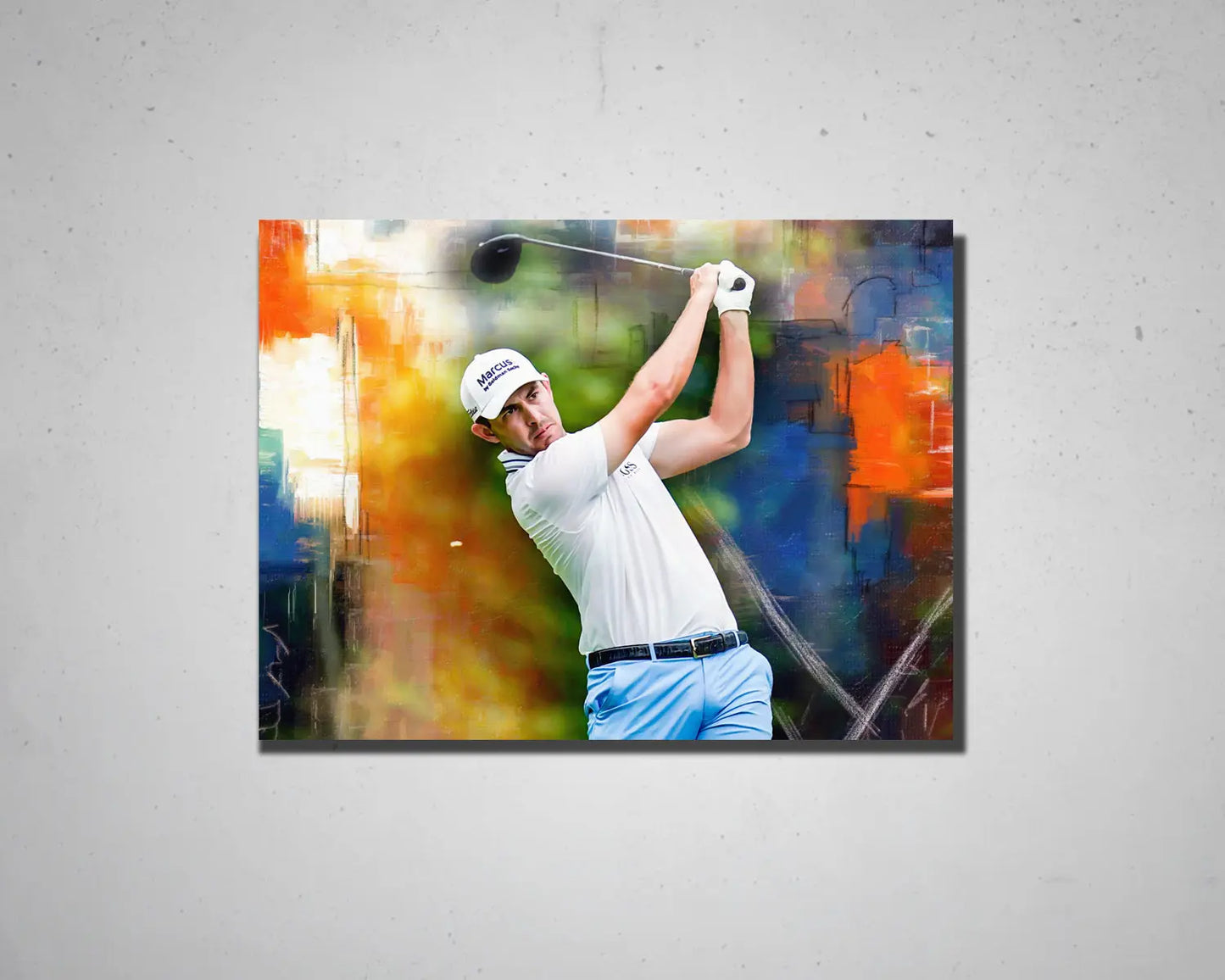Patrick Cantlay Multicolour Wall Art 