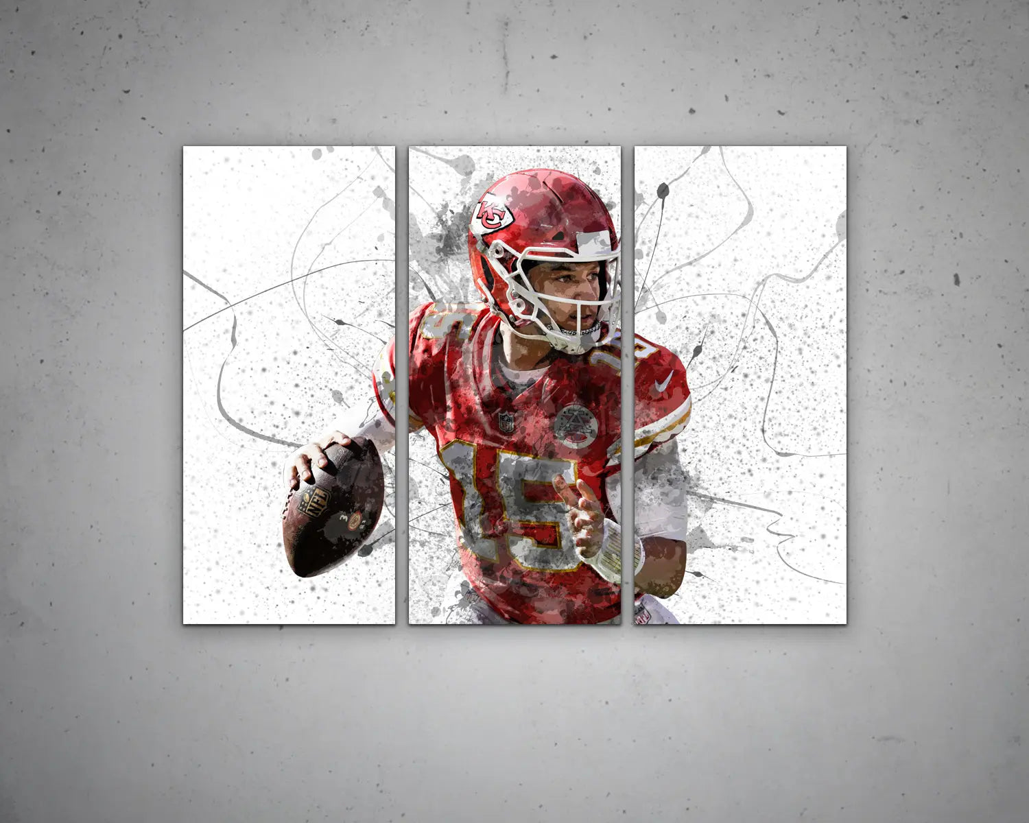 Patrick Mahomes Canvas Wall Art 