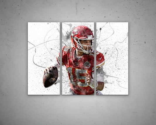 Patrick Mahomes Canvas Wall Art 