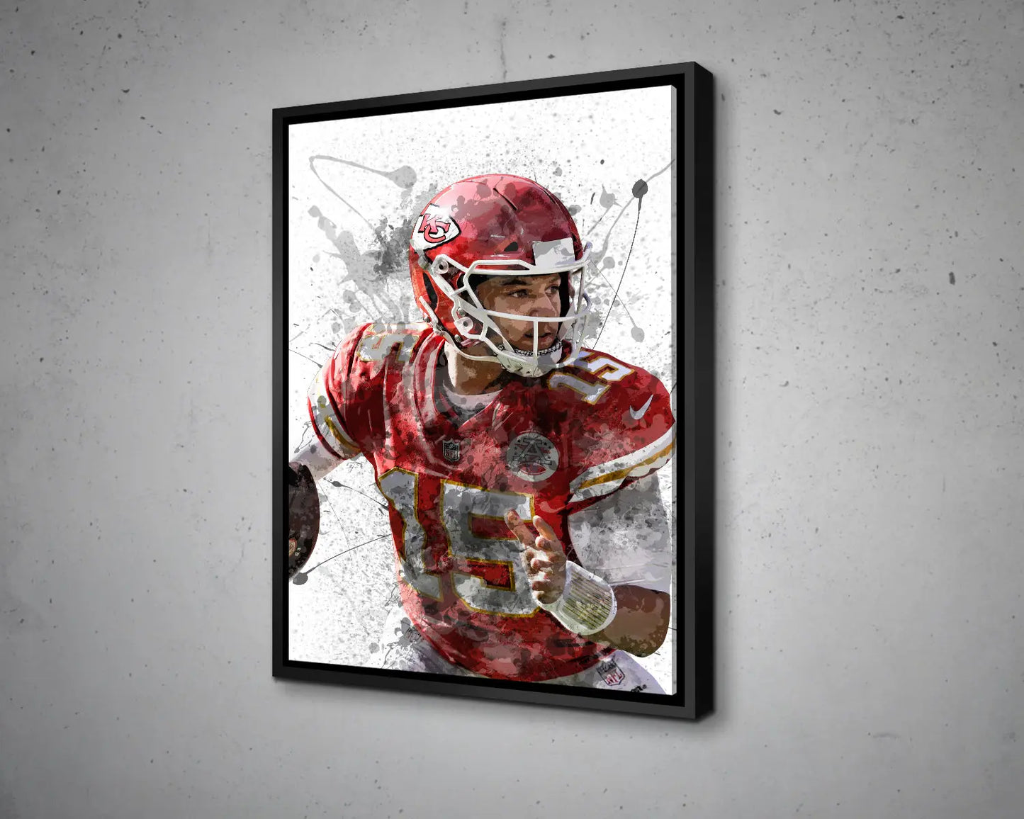 Patrick Mahomes Canvas Wall Art 