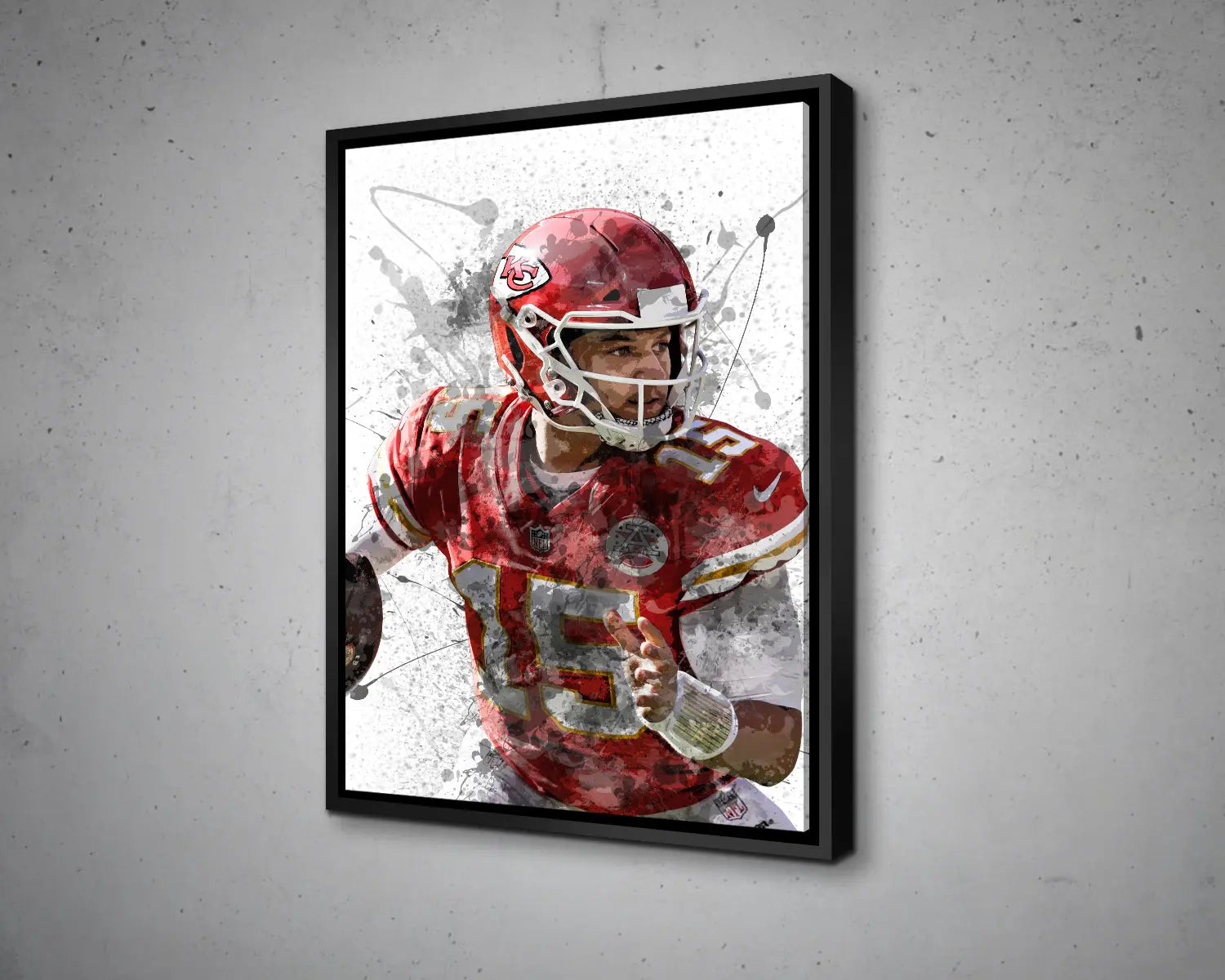 Patrick Mahomes Canvas Wall Art 