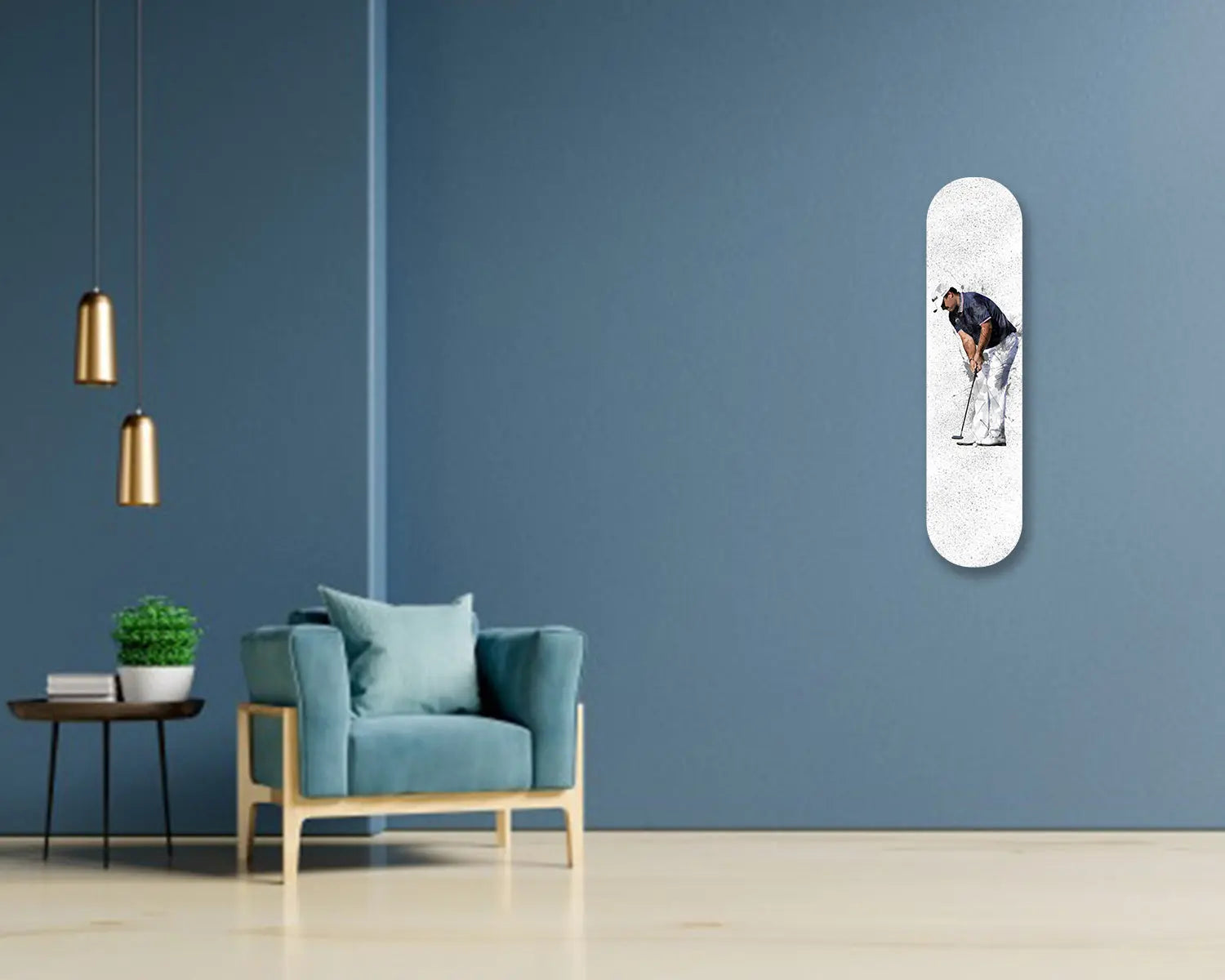 Patrick Reed Acrylic Skateboard Wall Art 