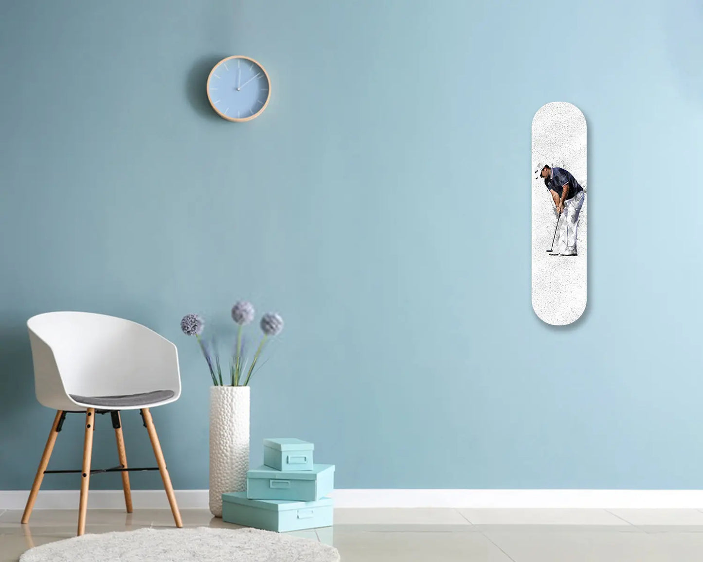 Patrick Reed Acrylic Skateboard Wall Art 