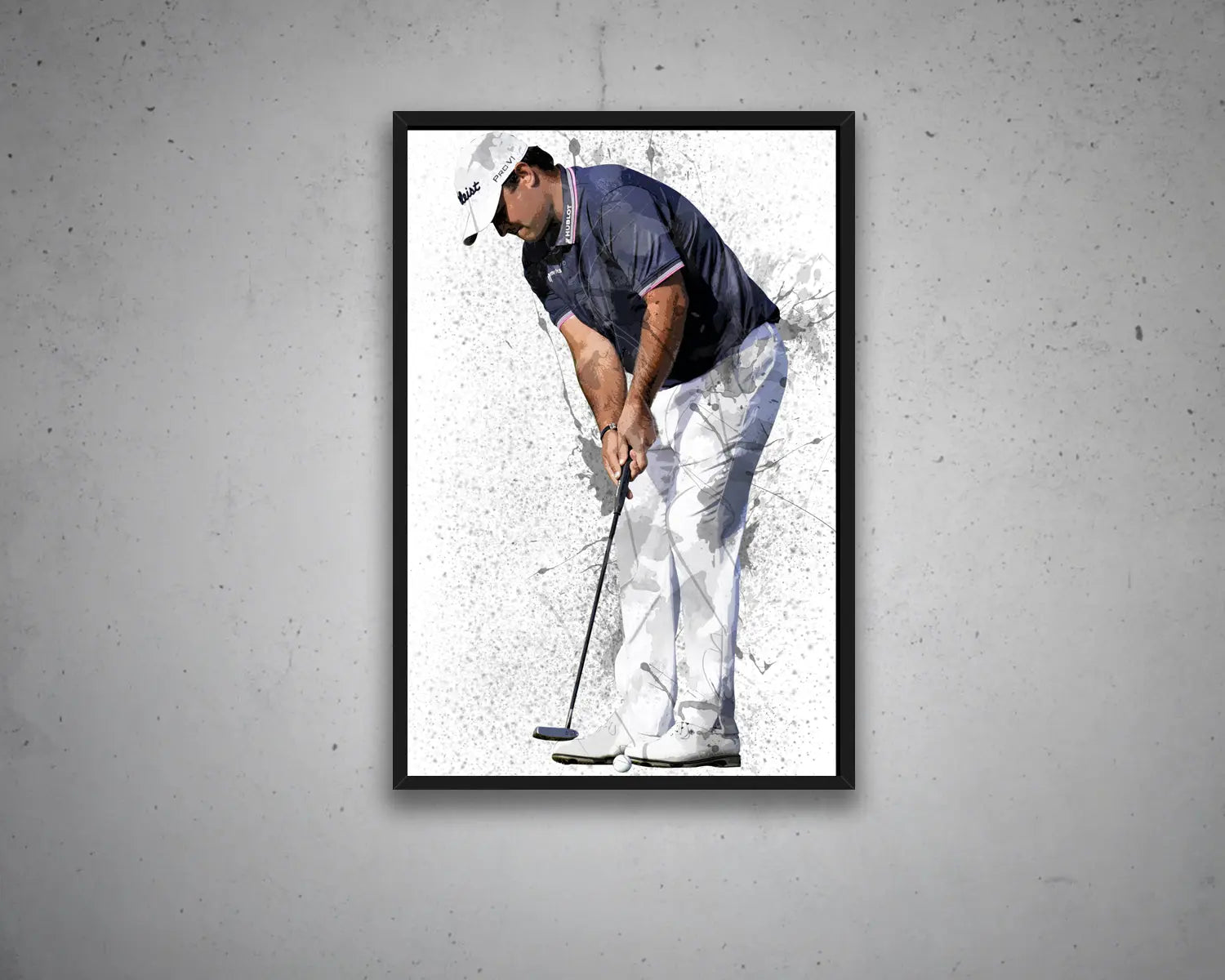 Patrick Reed Splash Effect Canvas Art 