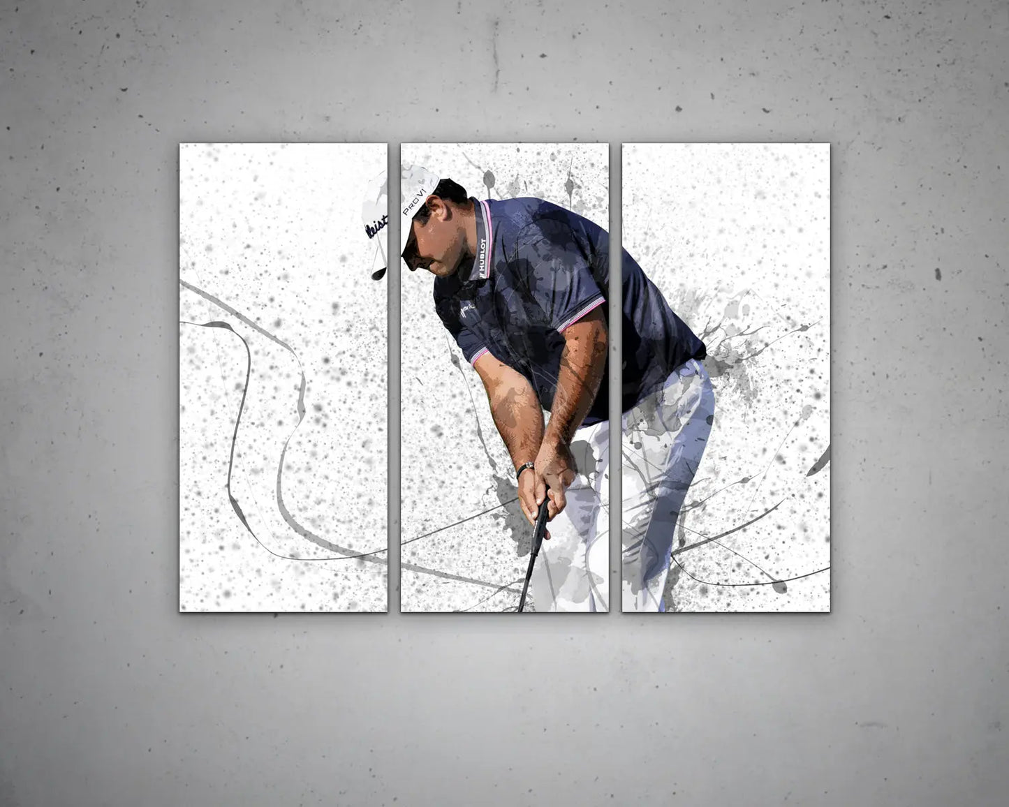 Patrick Reed Splash Effect Canvas Art 