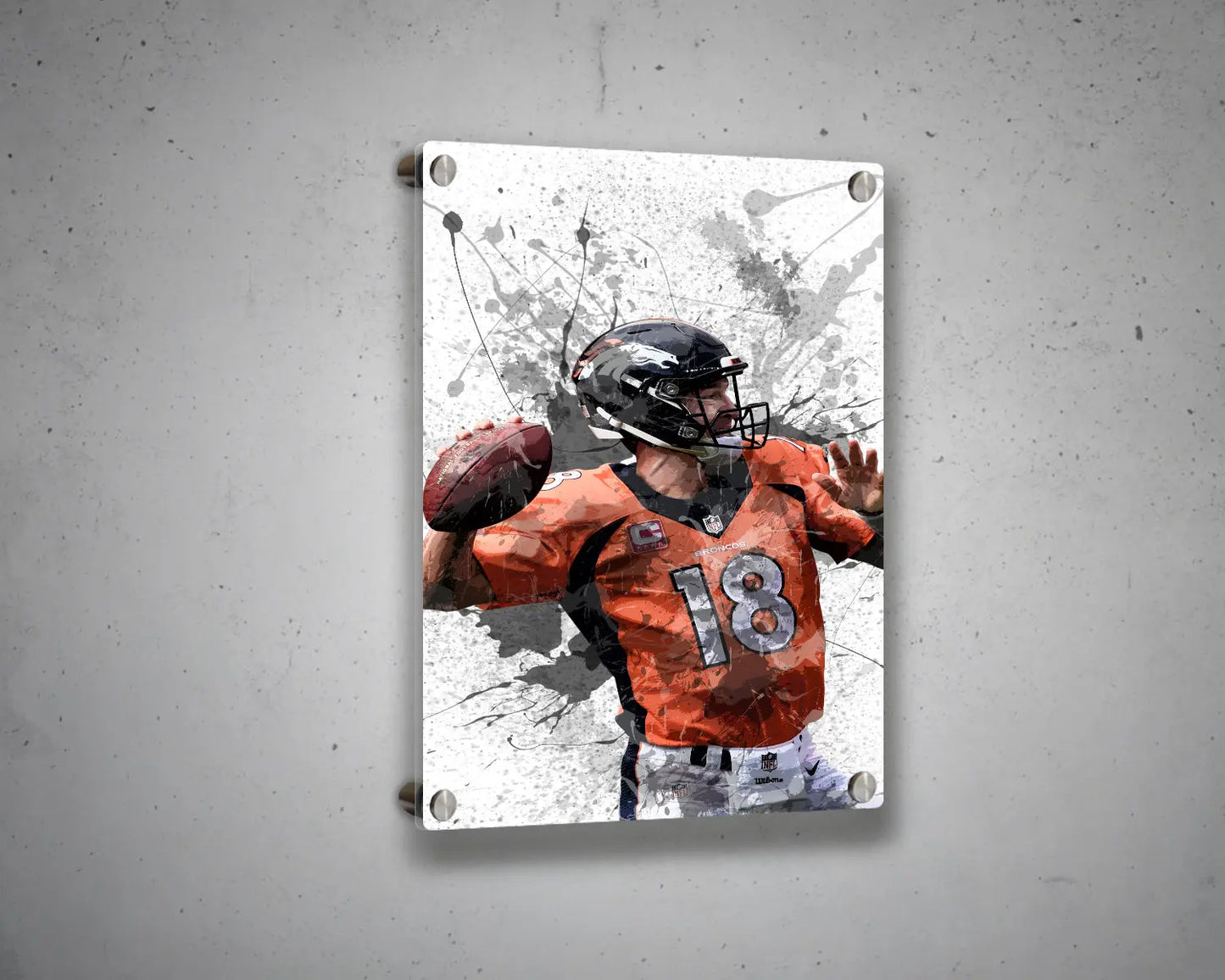 Peyton Manning Canvas Wall Art 