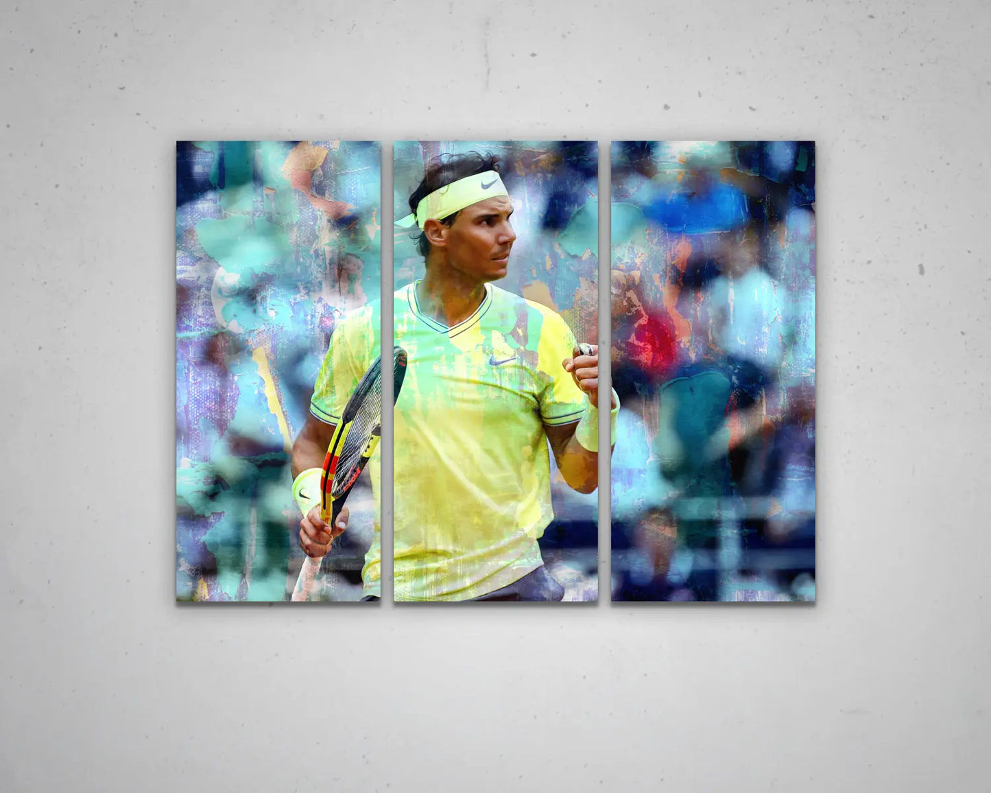 Rafael Nadal Multicolour Wall Art 