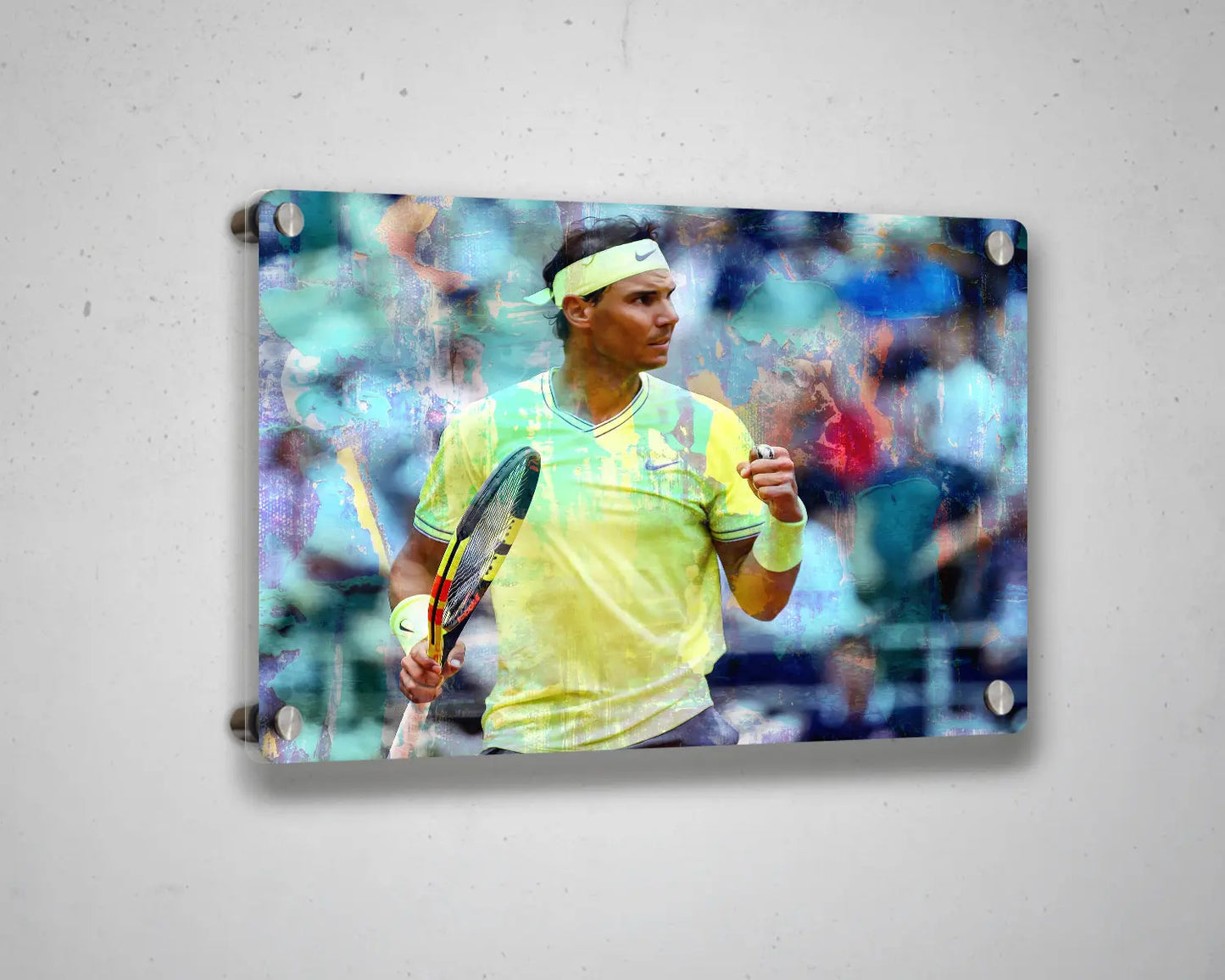 Rafael Nadal Multicolour Wall Art 