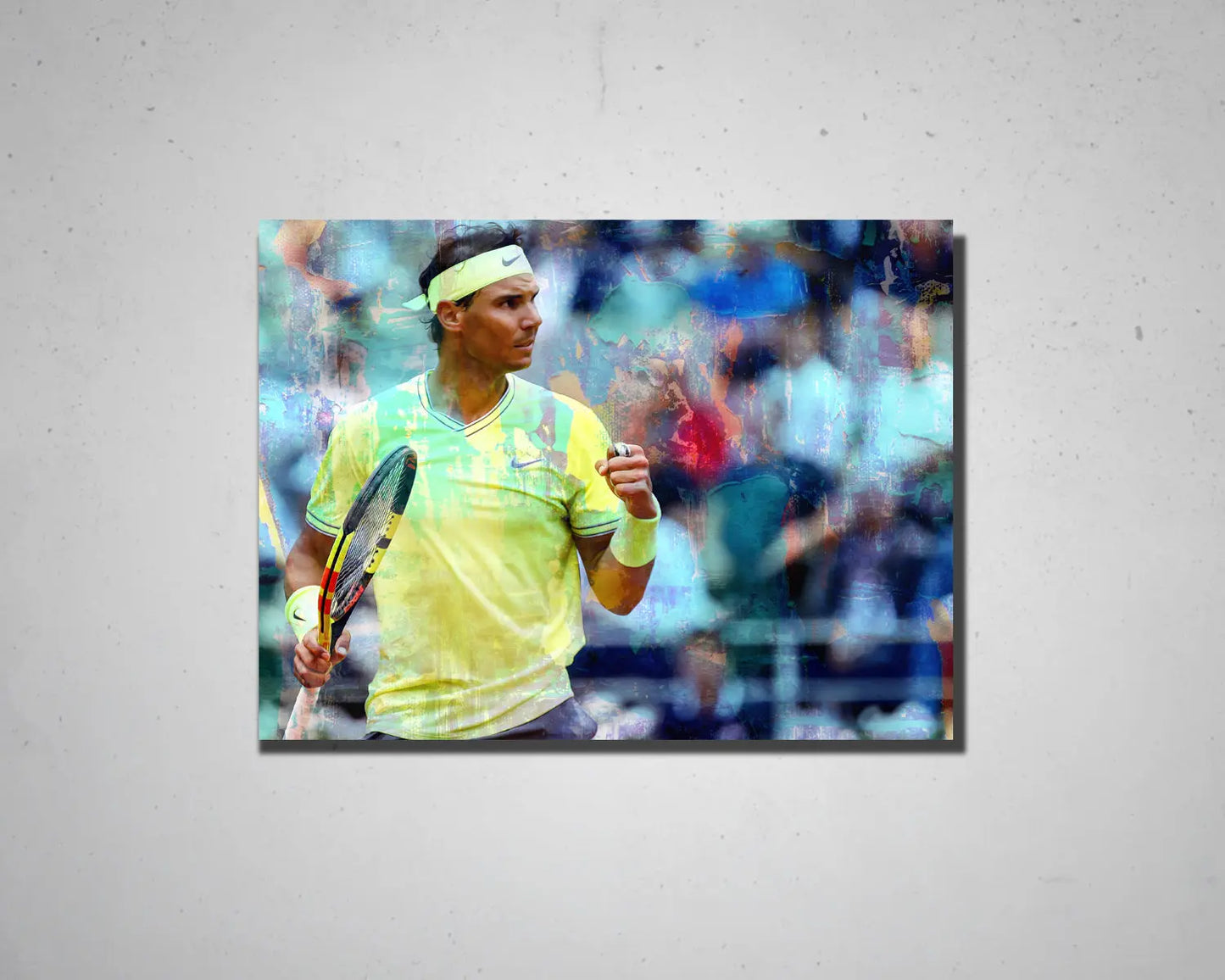Rafael Nadal Multicolour Wall Art 