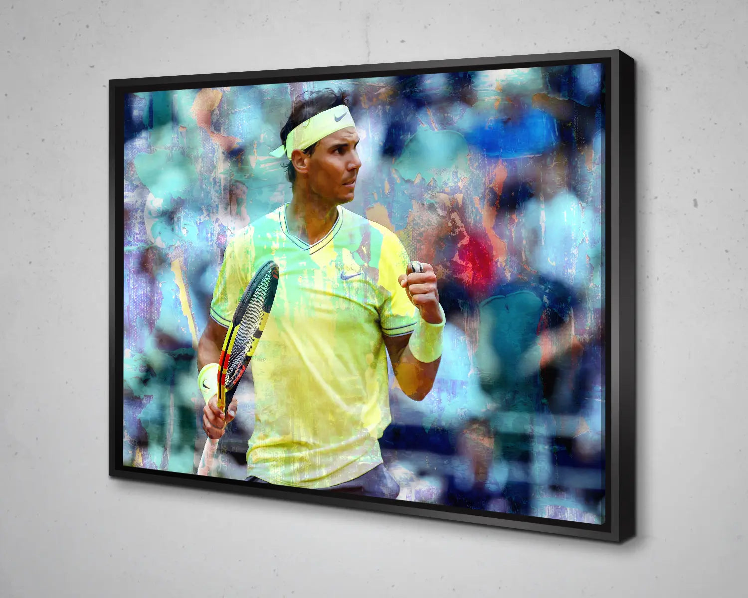 Rafael Nadal Multicolour Wall Art 