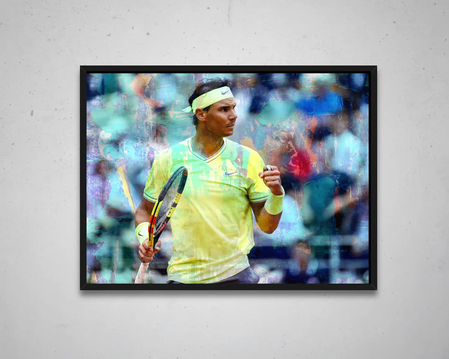Rafael Nadal Multicolour Wall Art 