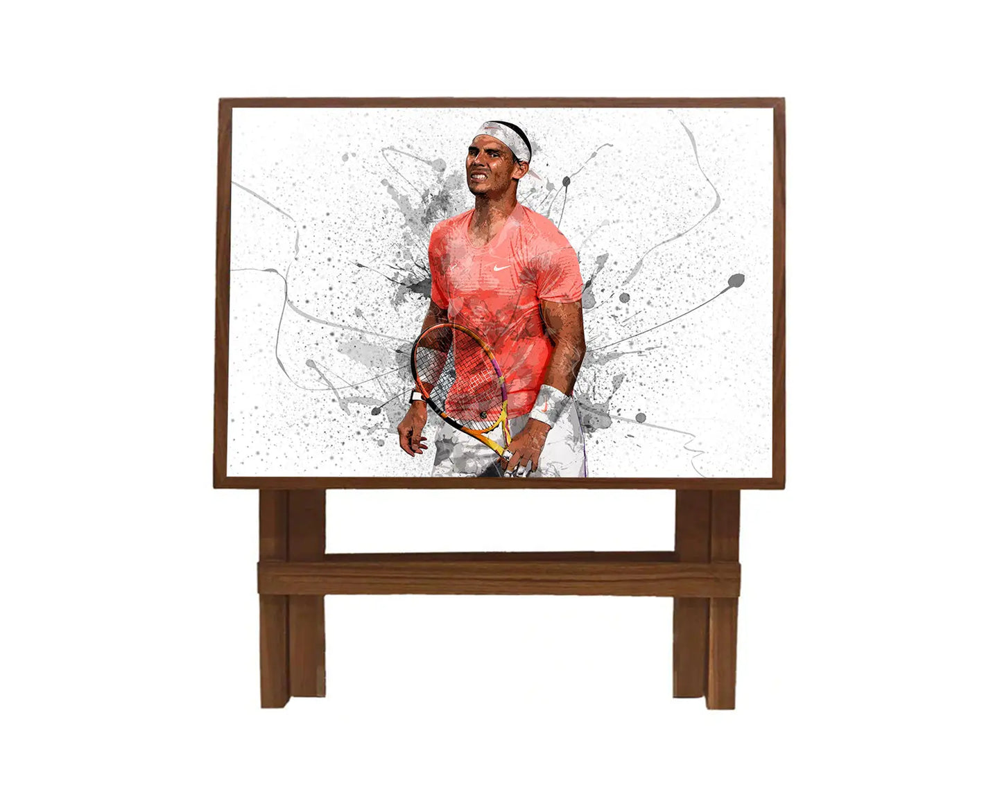 Rafael Nadal Splash Effect Coffee and Laptop Table 