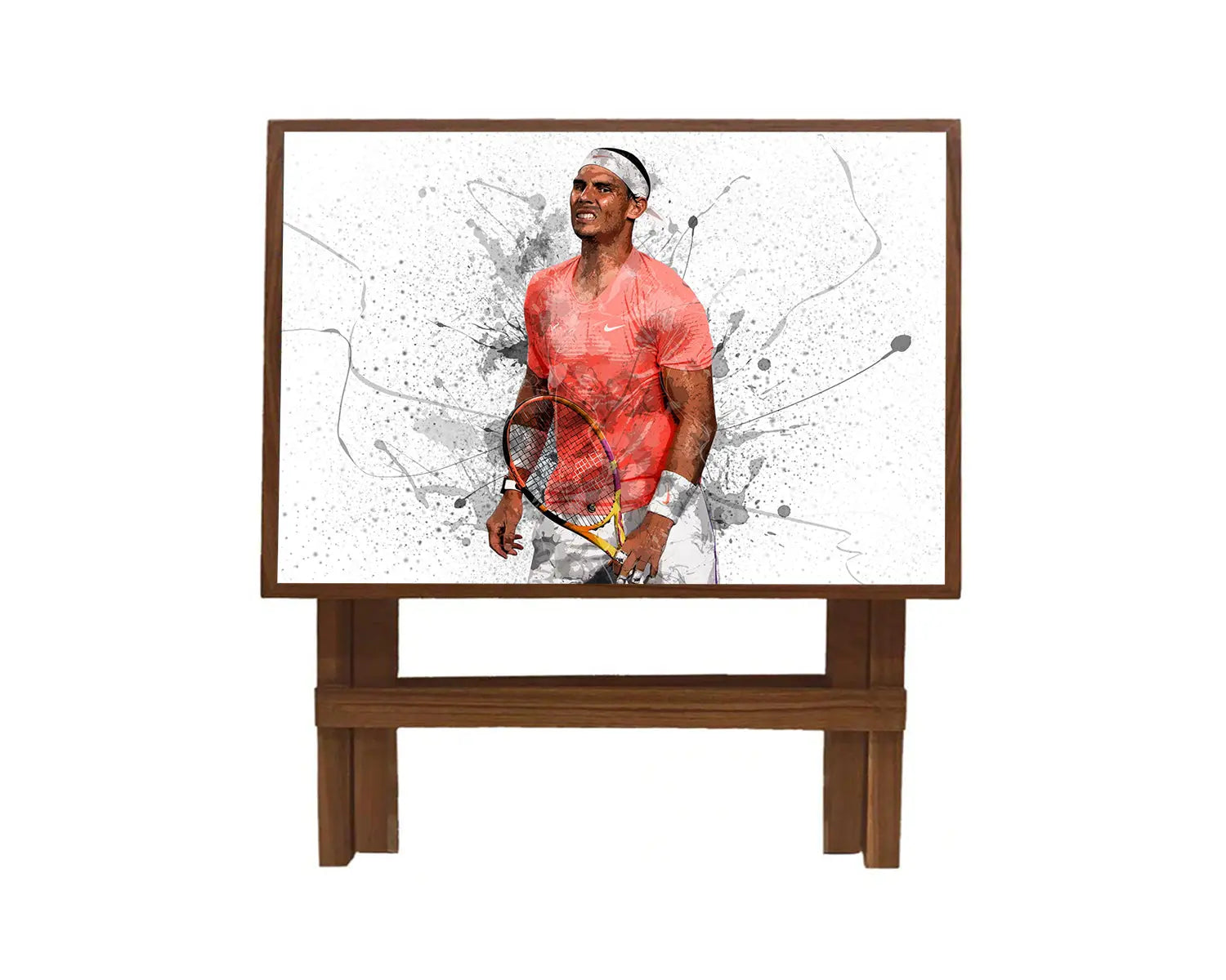 Rafael Nadal Splash Effect Coffee and Laptop Table 