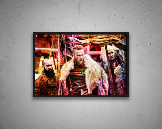 Ragnar Lothbrok Multicolour Wall Art