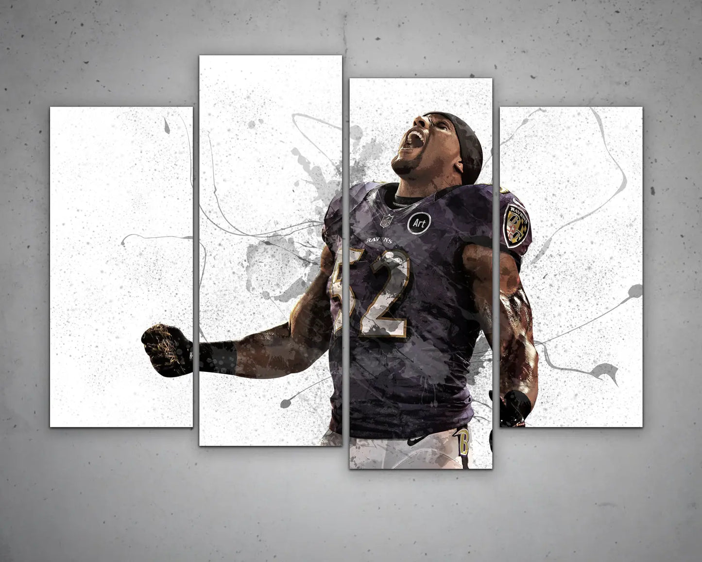 Ray Lewis Canvas Wall Art 