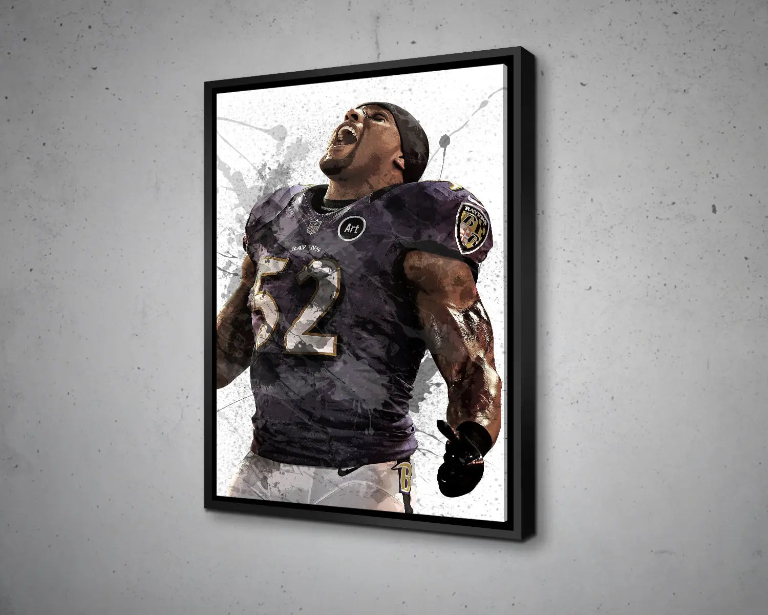 Ray Lewis Canvas Wall Art 
