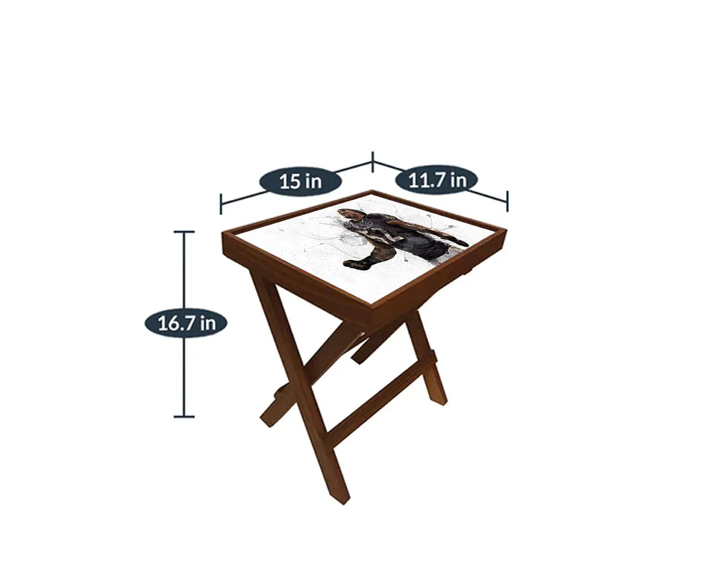 Ray Lewis Splash Effect Coffee and Laptop Table 