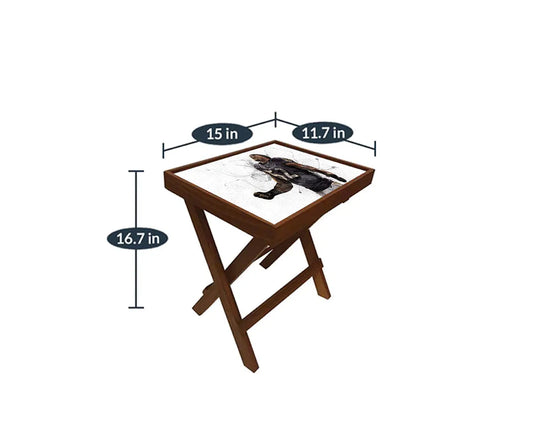 Ray Lewis Splash Effect Coffee and Laptop Table 