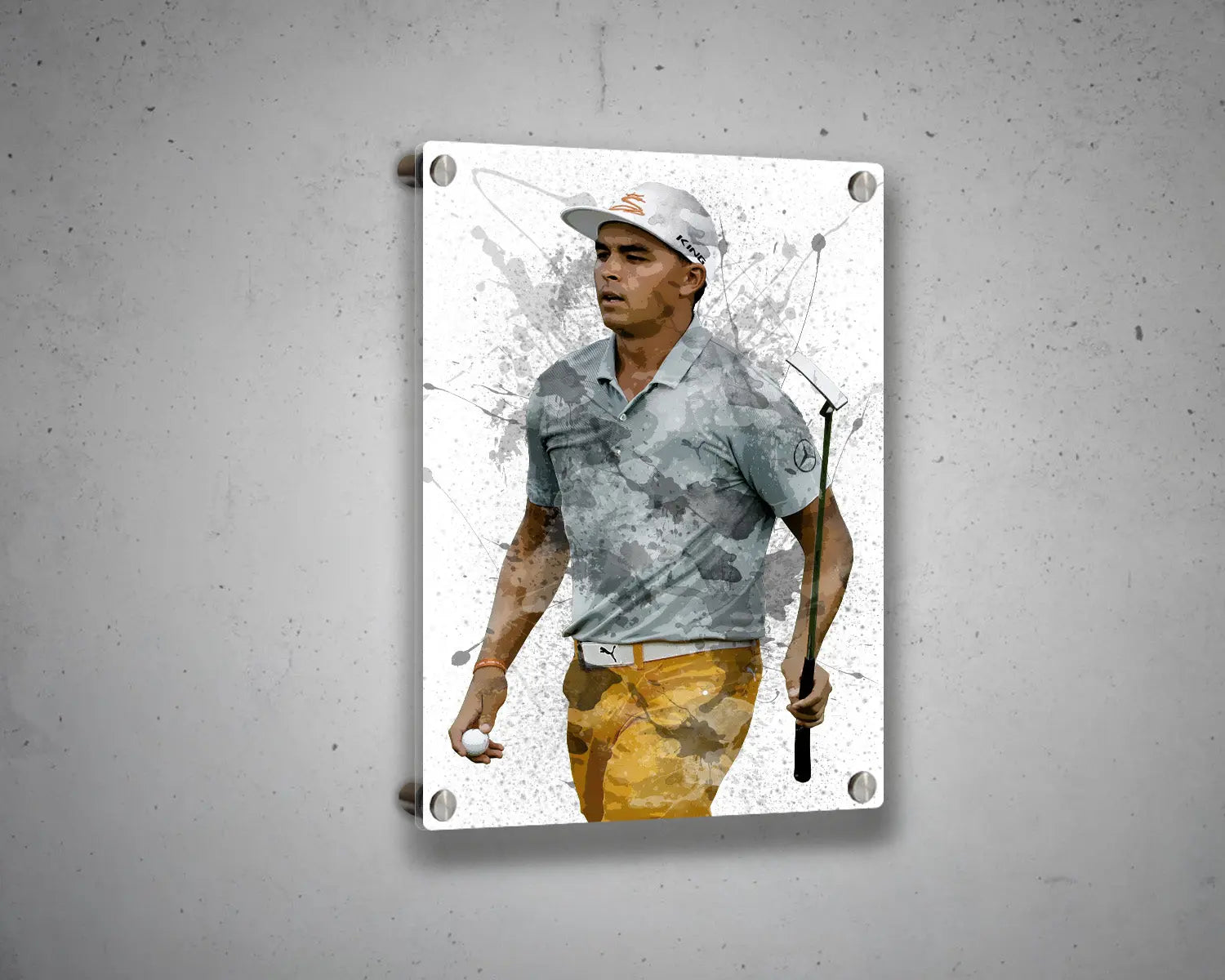Rickie Fowler Canvas Wall Art 