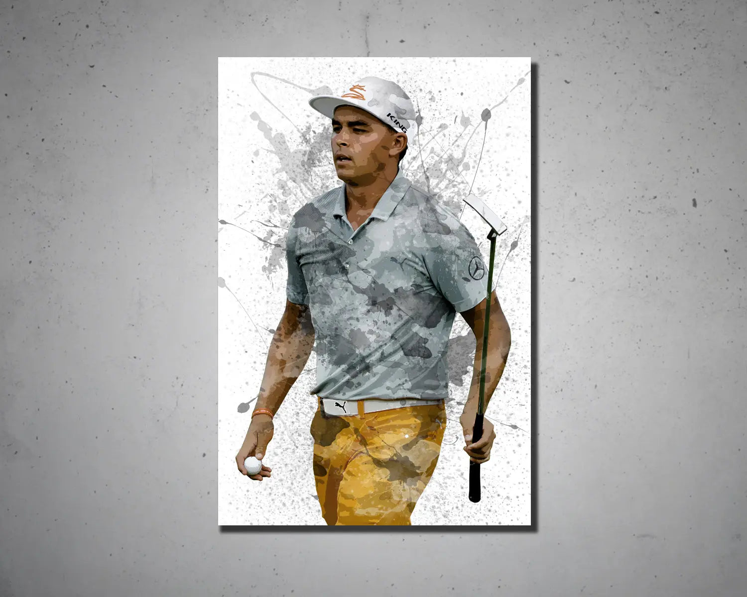 Rickie Fowler Canvas Wall Art 