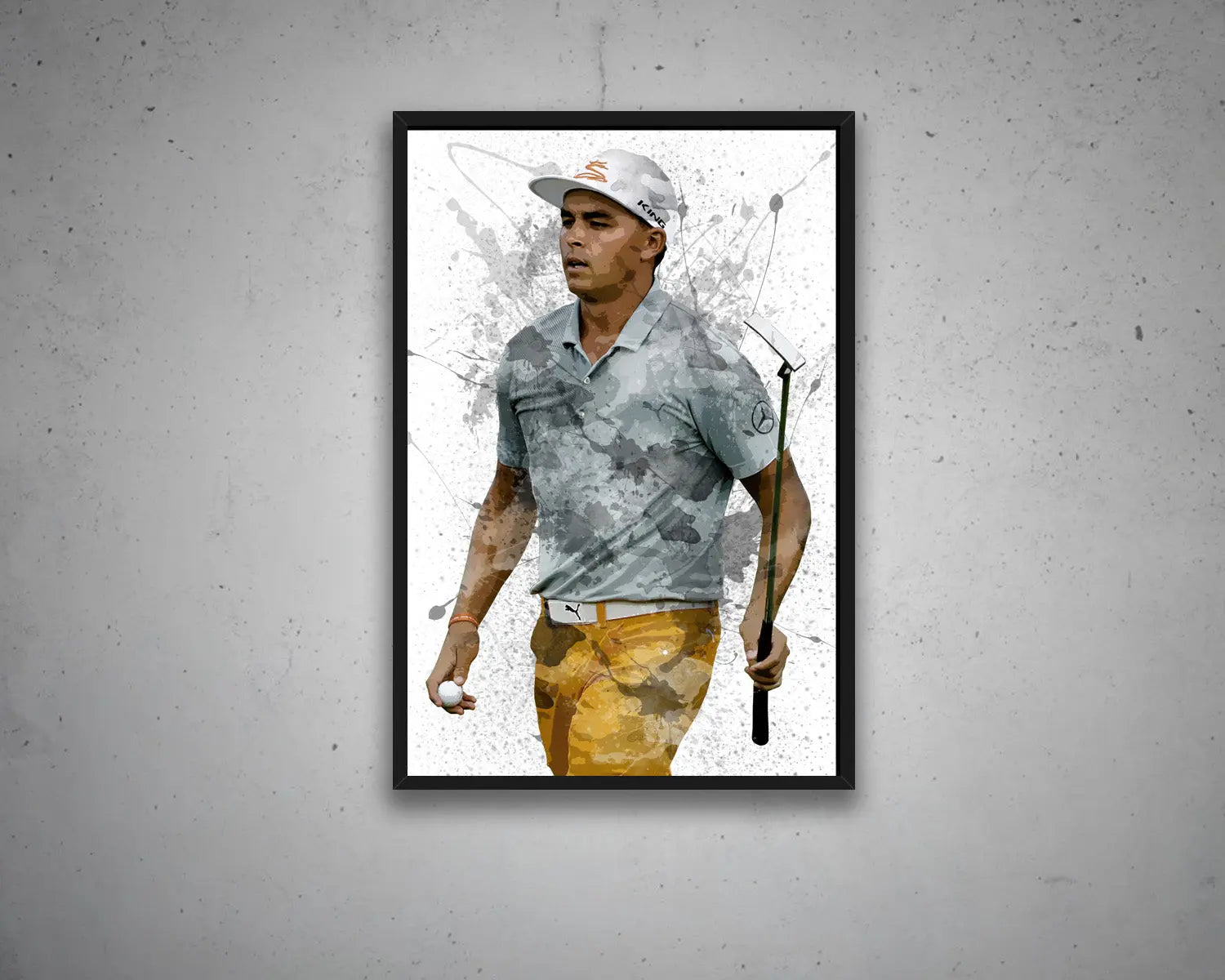 Rickie Fowler Canvas Wall Art 