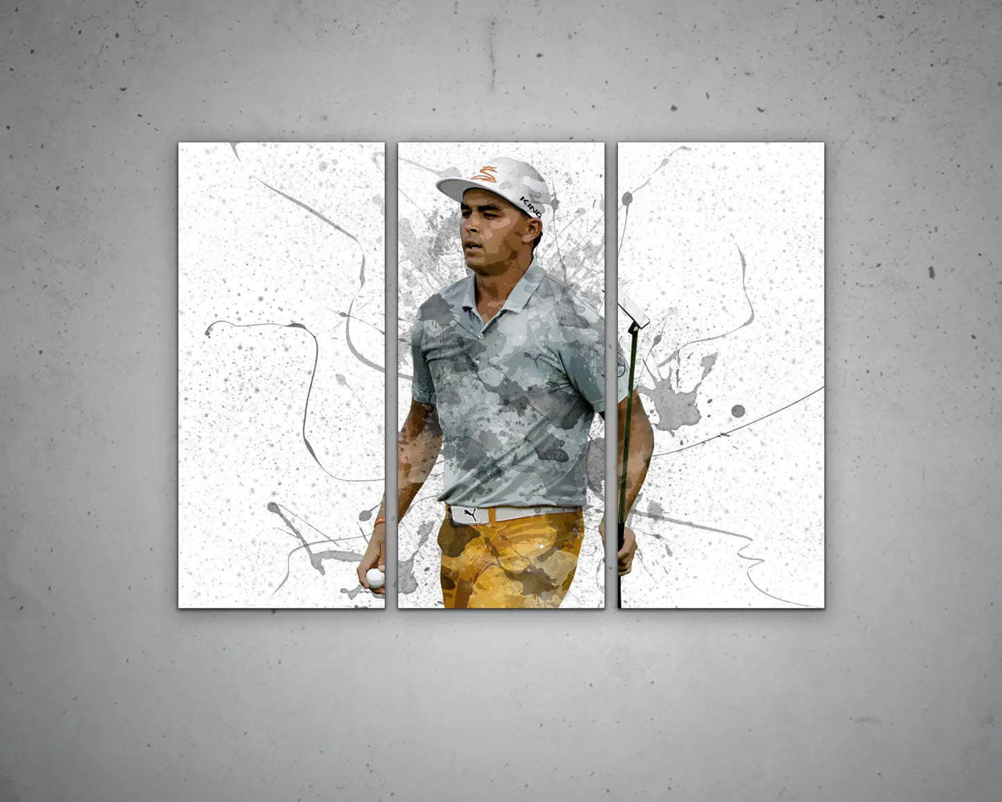 Rickie Fowler Canvas Wall Art 