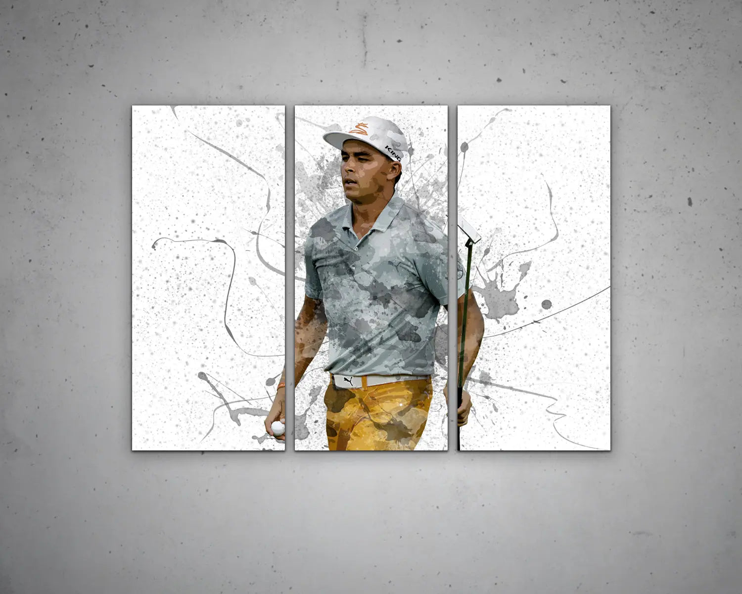 Rickie Fowler Canvas Wall Art 