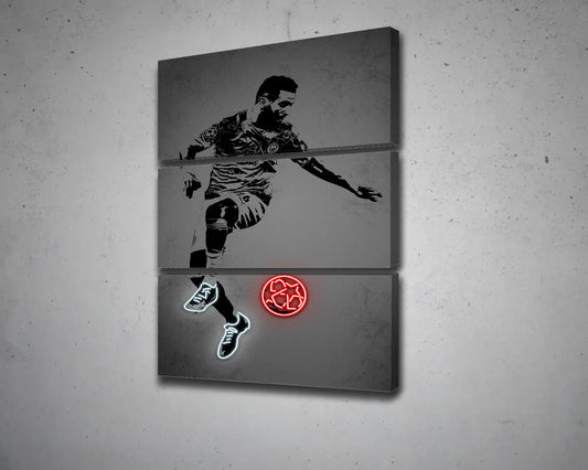 Riyad Mahrez Canvas Wall Art 