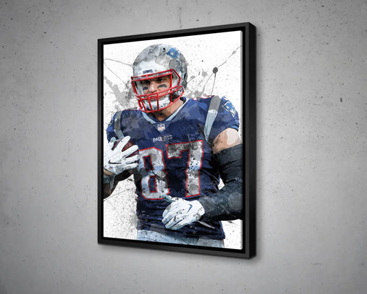Rob Gronkowski Canvas Wall Art 