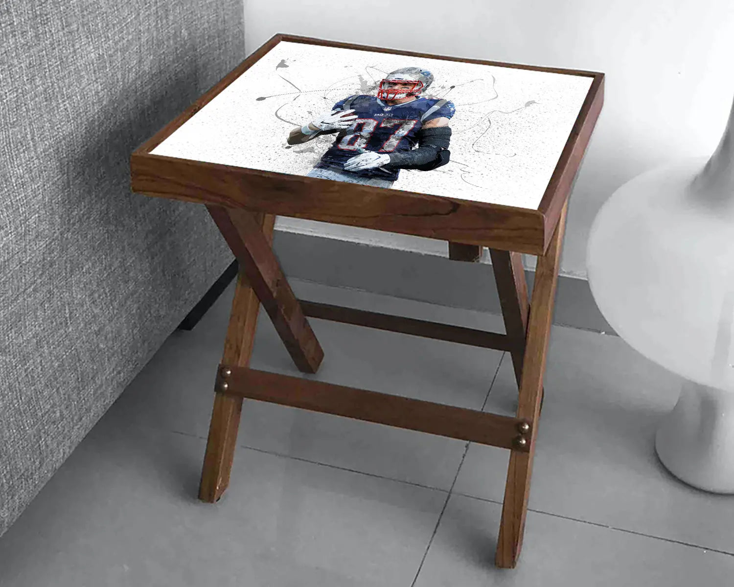 Rob Gronkowski Splash Effect Coffee and Laptop Table 