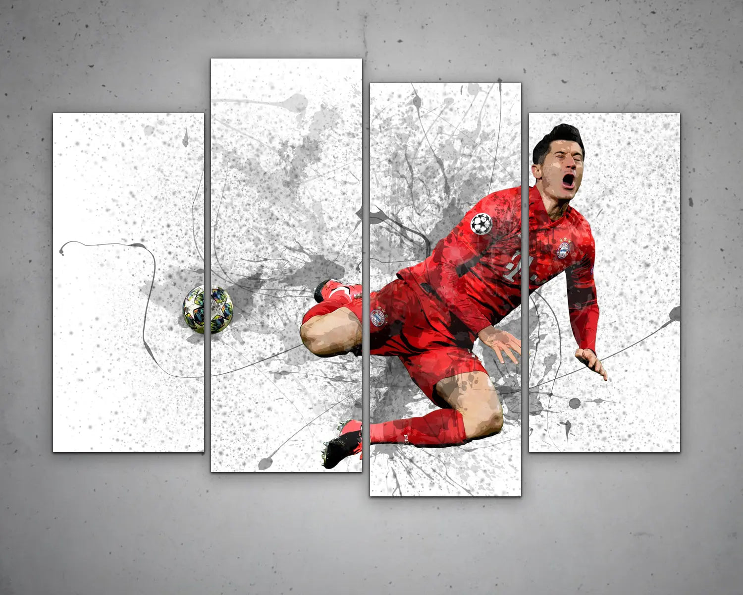 Robert Lewandowski Canvas Wall Art 
