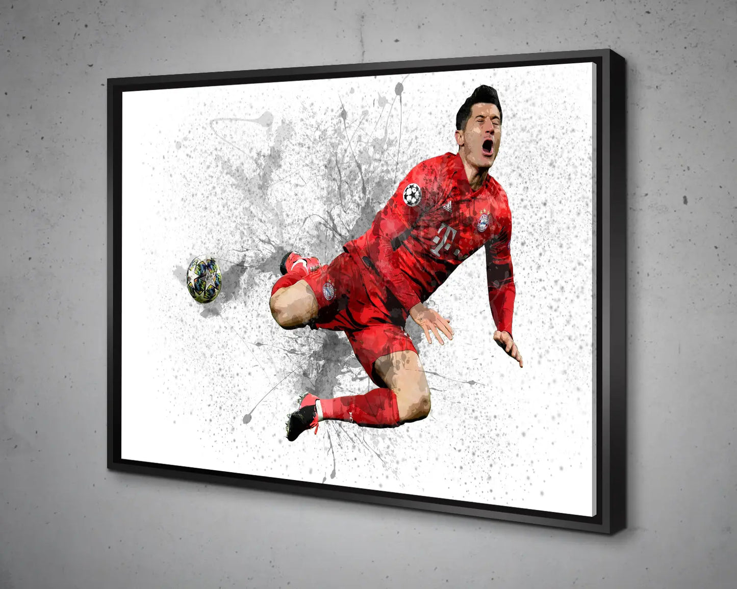 Robert Lewandowski Canvas Wall Art 
