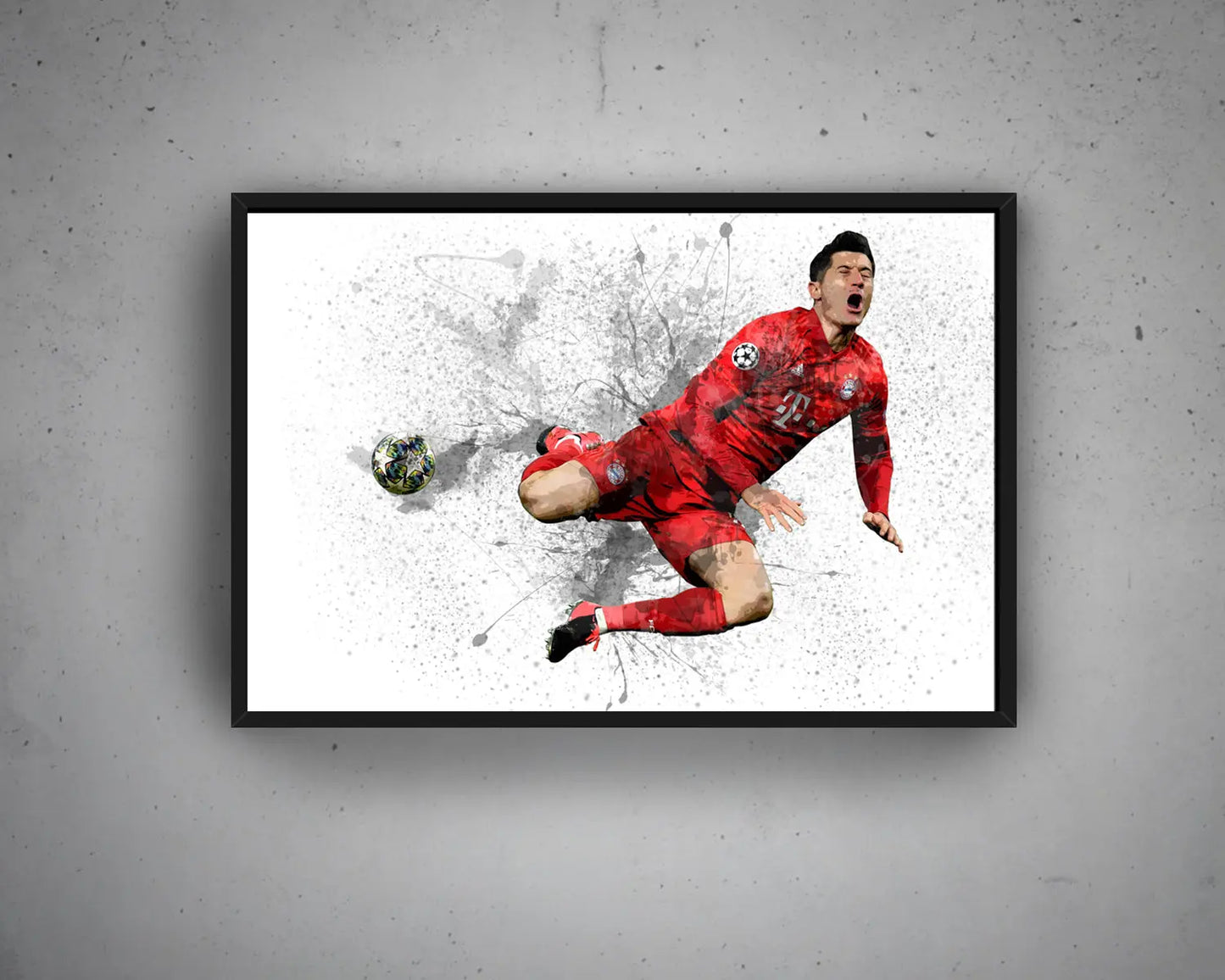 Robert Lewandowski Canvas Wall Art 