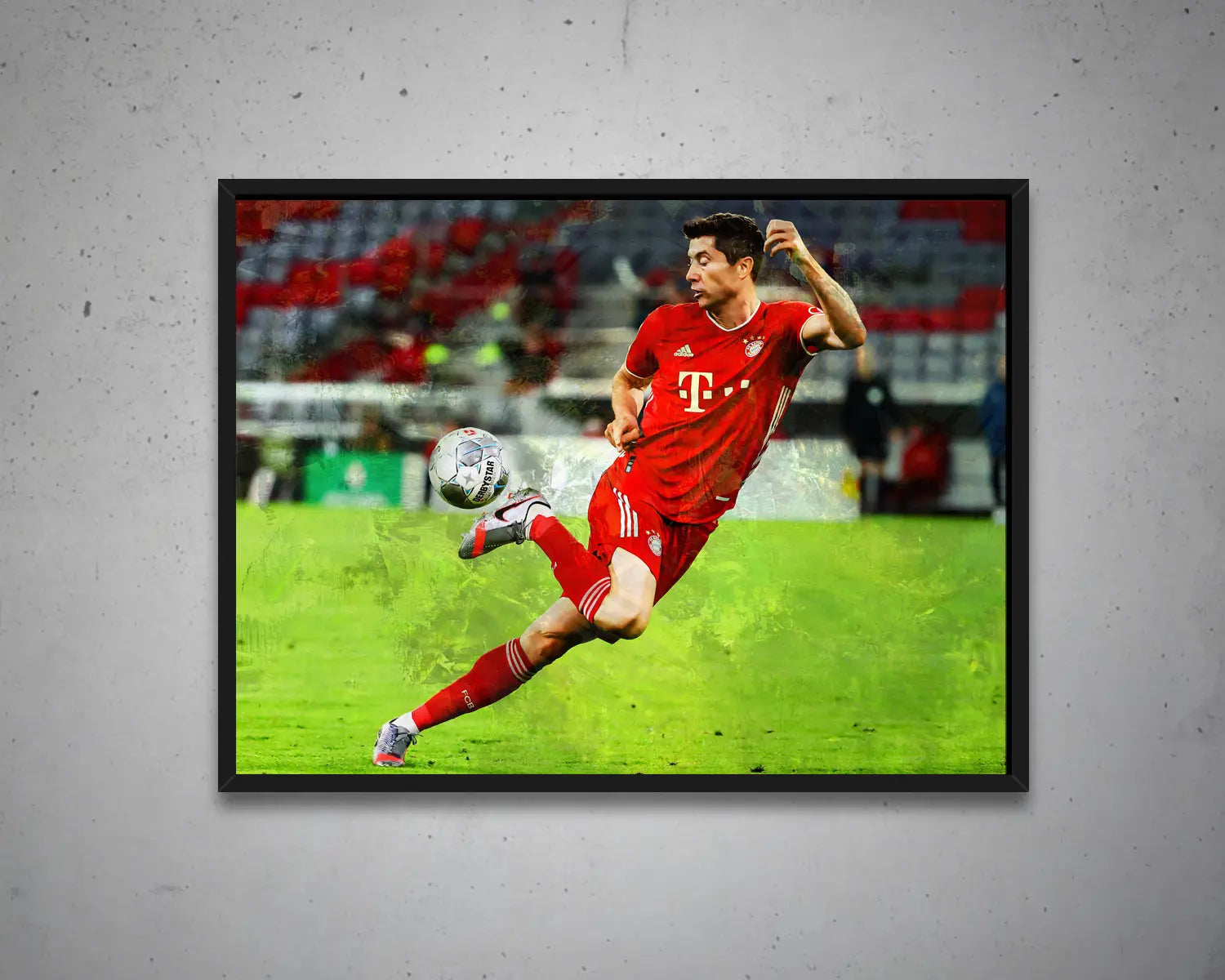 Robert Lewandowski Multicolour Wall Art 