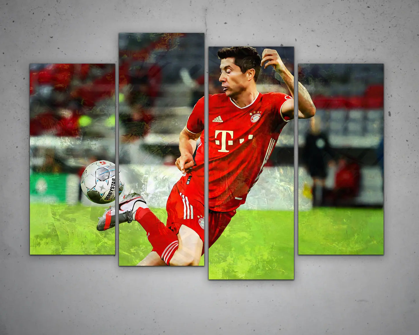 Robert Lewandowski Multicolour Wall Art 