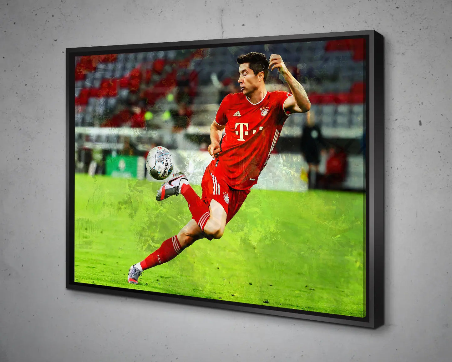 Robert Lewandowski Multicolour Wall Art 