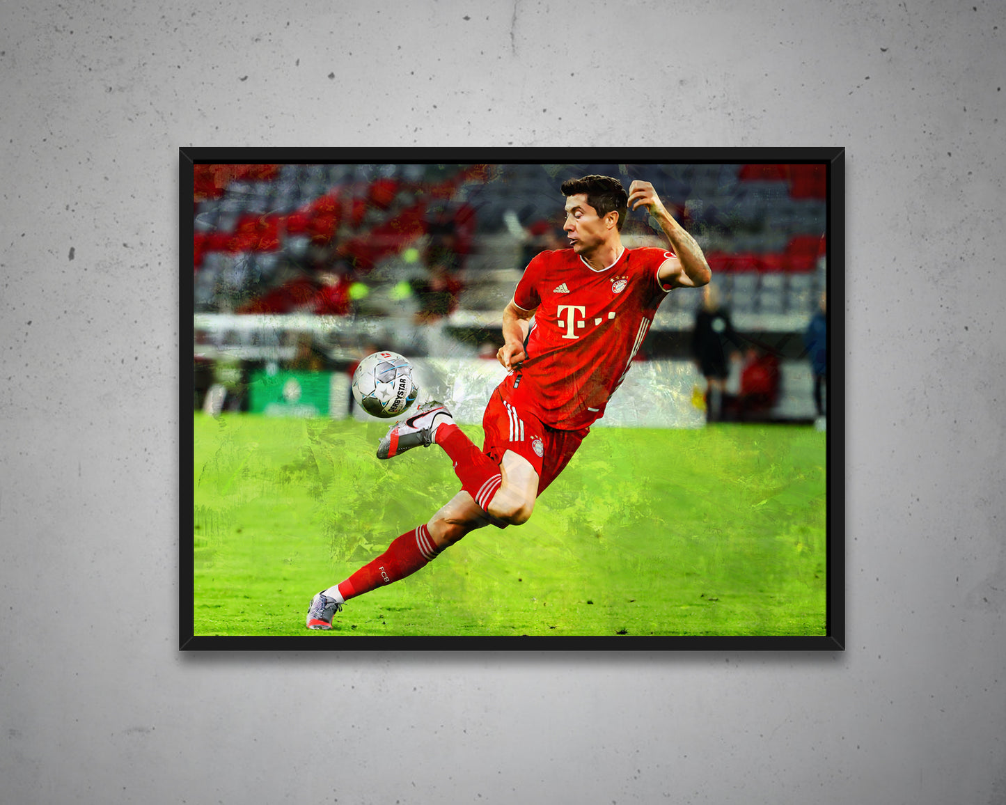 Robert Lewandowski Multicolour Wall Art 