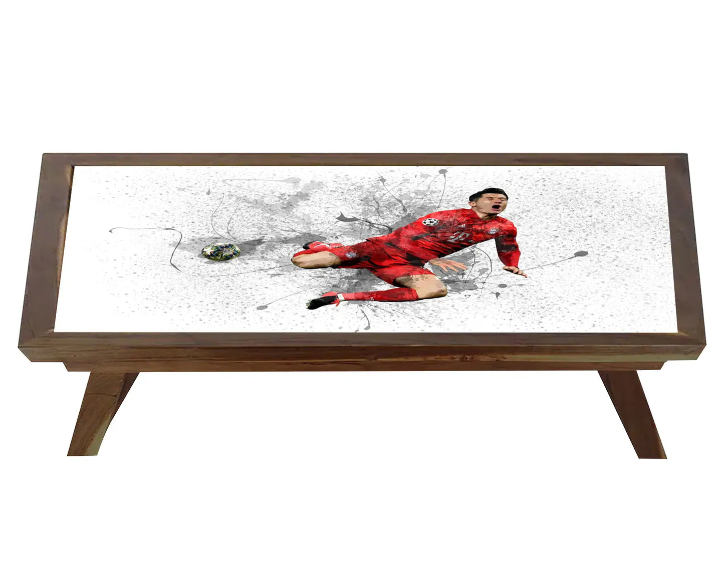Robert Lewandowski Splash Effect Coffee and Laptop Table 
