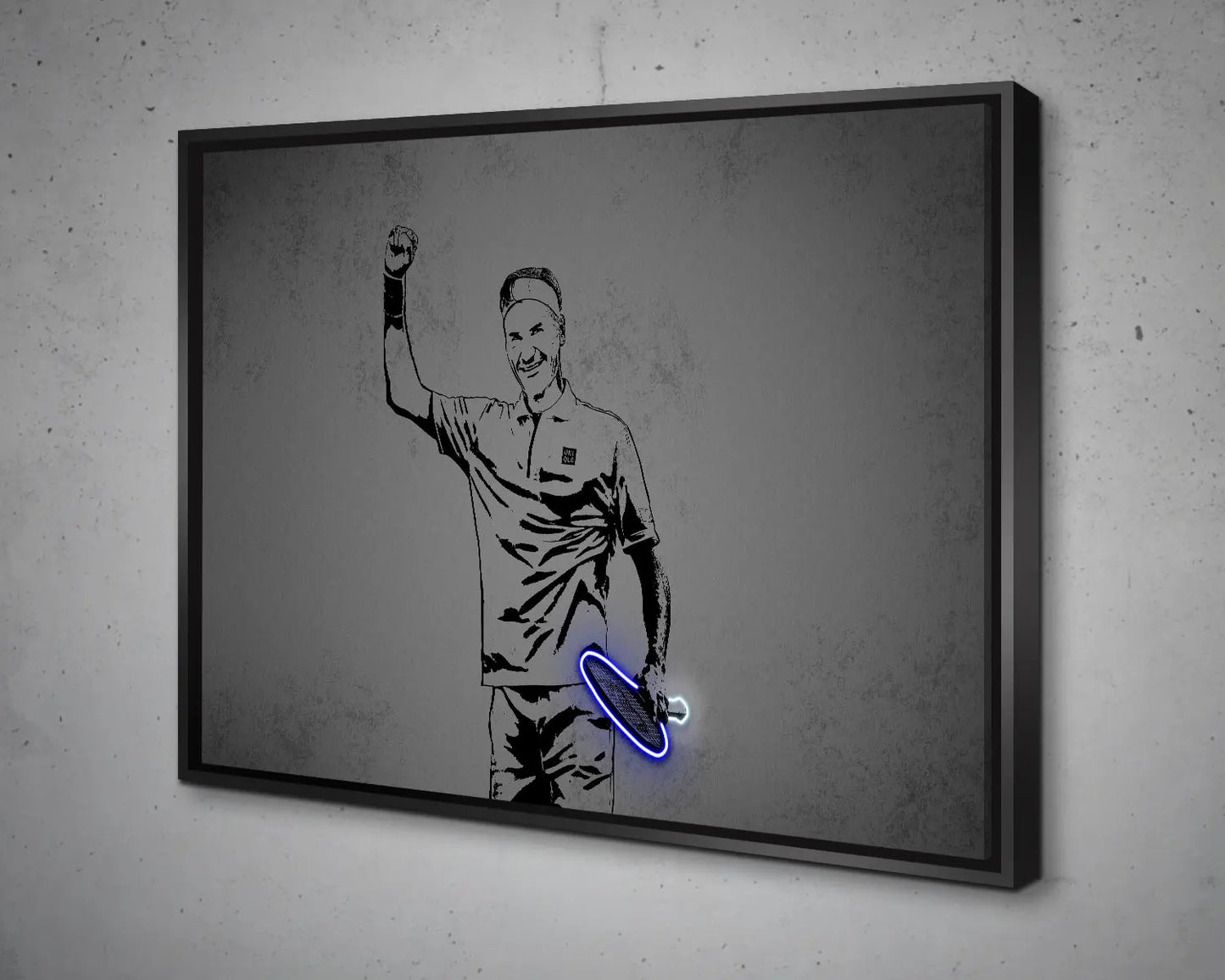 Roger Federer Canvas Wall Art 