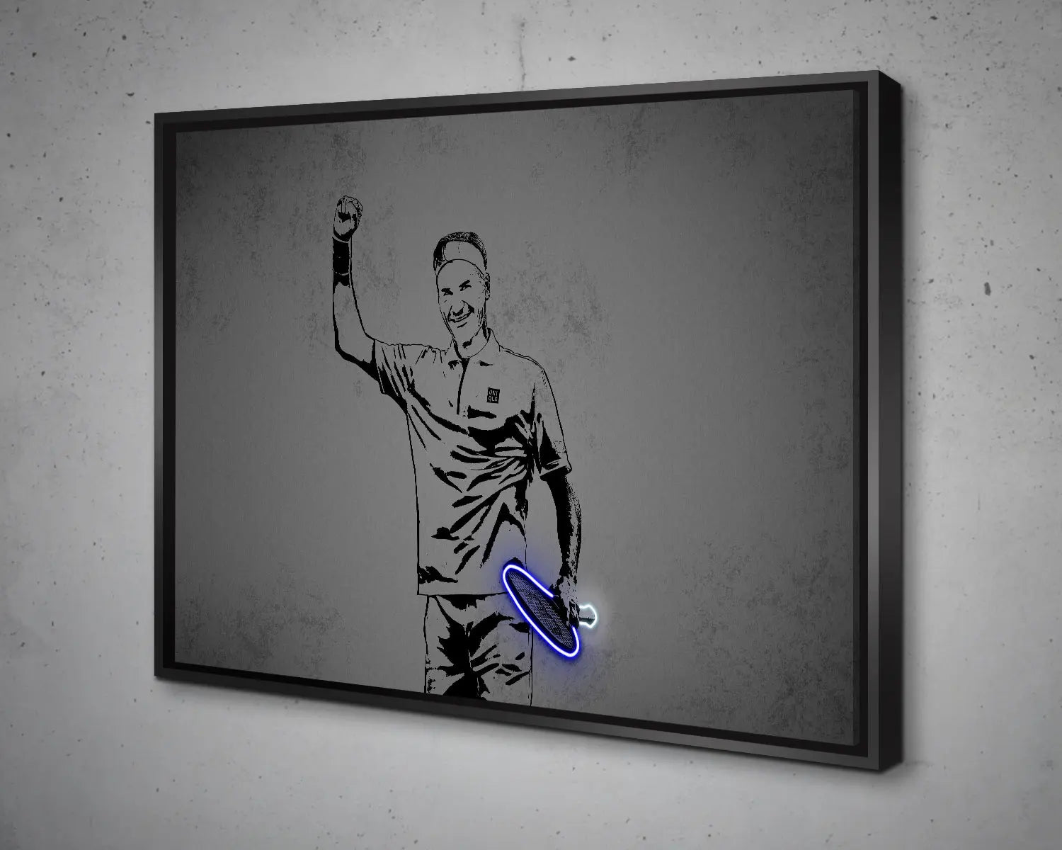 Roger Federer Canvas Wall Art 