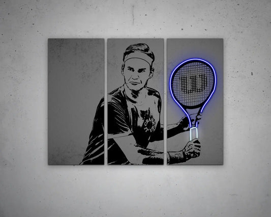 Roger Federer Canvas Wall Art