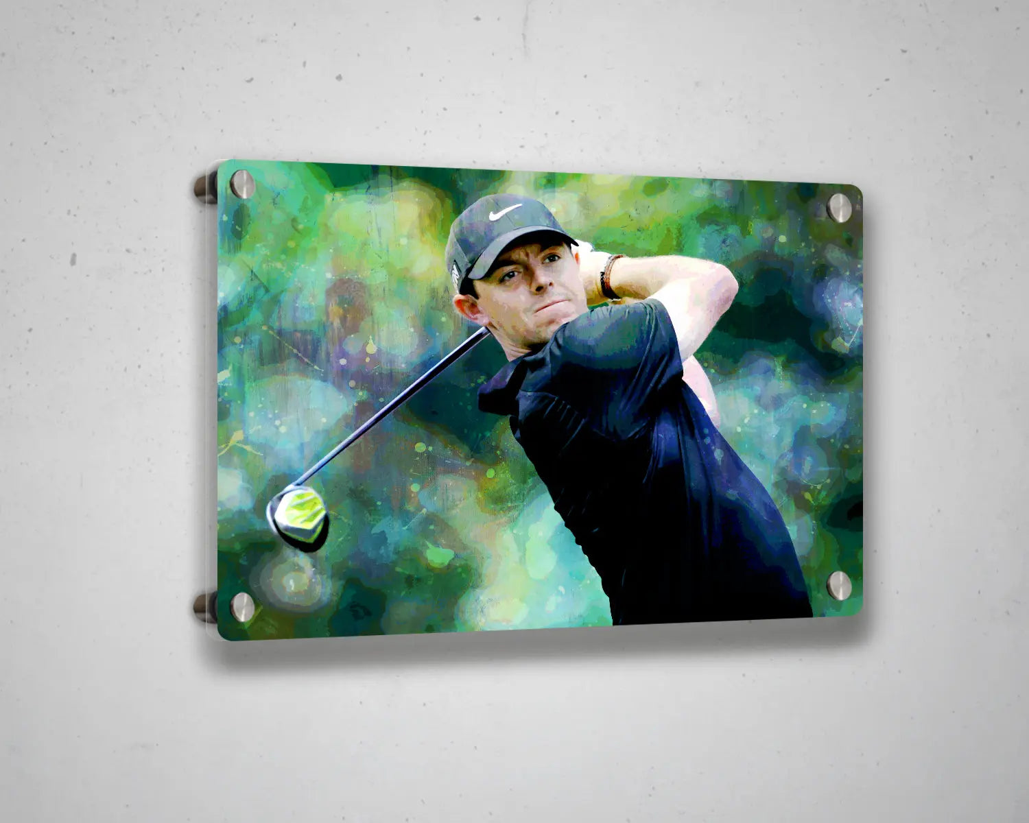 Rory McIlroy Multicolour Wall Art 