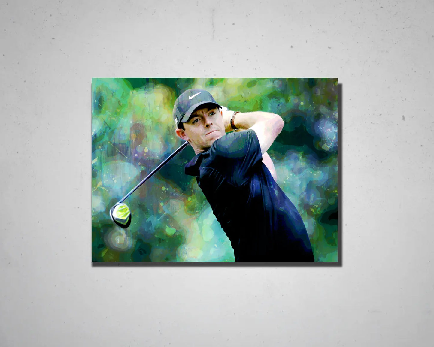 Rory McIlroy Multicolour Wall Art 